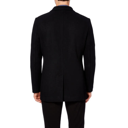 Buy Remus Uomo Lohman Wool Overcoat - Black | Coats & Jacketss at Woven Durham