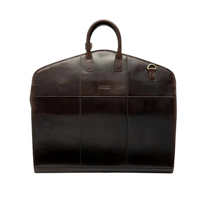 Buy Loake London Leather Suit Carrier - Dark Brown | Suit Carriers at Woven Durham