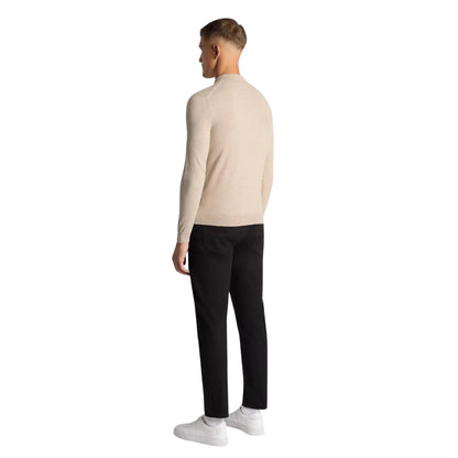 Buy Remus Uomo Long Sleeve Polo - Stone | Long-Sleeved Polo Shirtss at Woven Durham