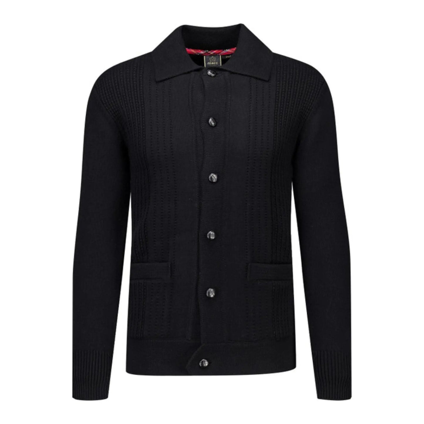 Buy Merc London Lotto Cardigan - Black | Cardiganss at Woven Durham