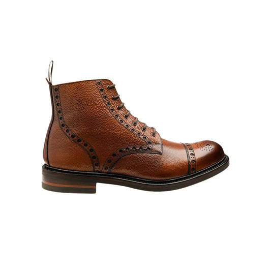 Buy Loake Loxley Calf Leather Boot - Brown | Chelsea Bootss at Woven Durham