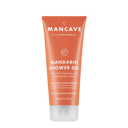 Buy ManCave Mandarin Shower Gel - 200ml | Groomings at Woven Durham