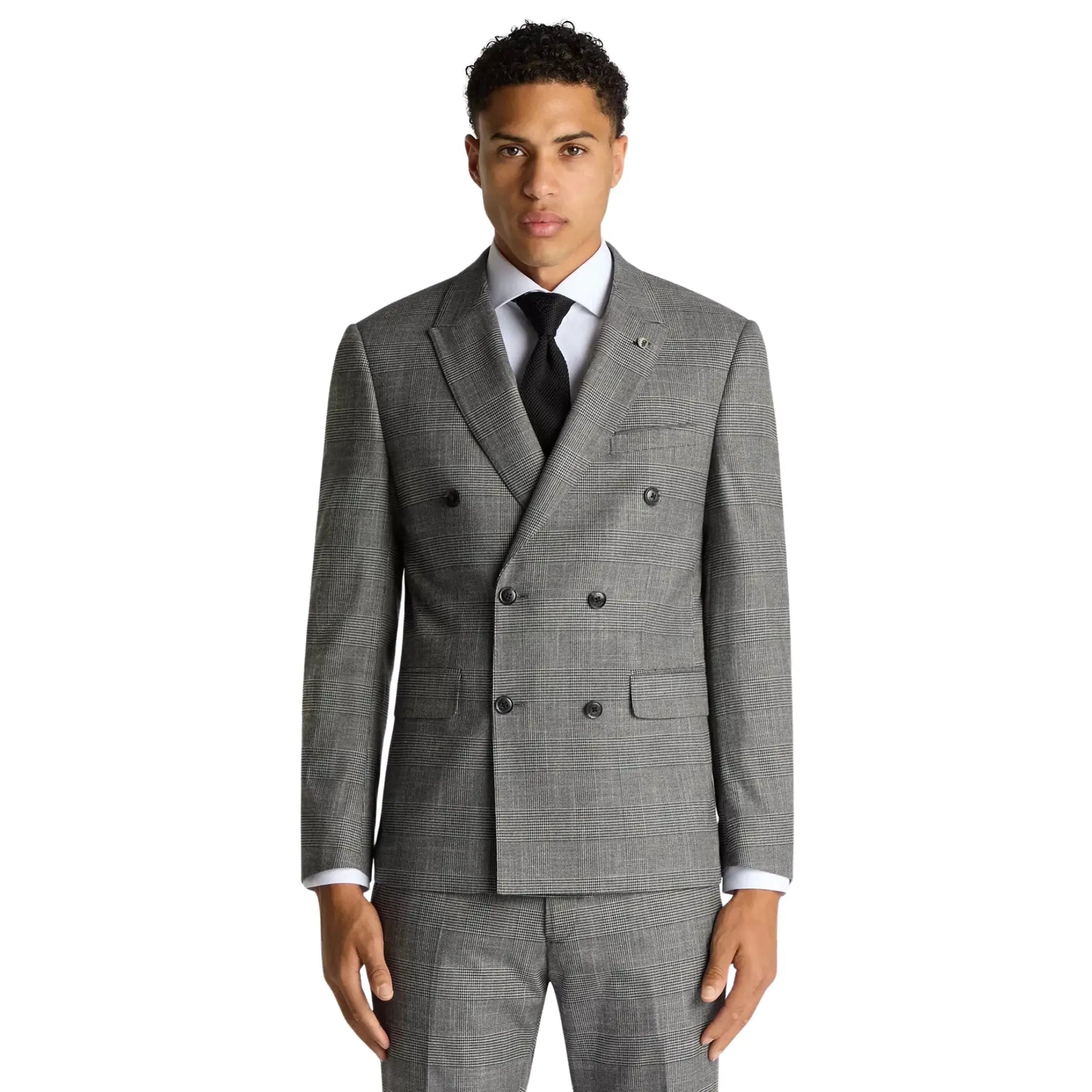 Buy Remus Uomo Marino DB Prince of Wales Check Suit Jacket - Grey | Suit Jacketss at Woven Durham