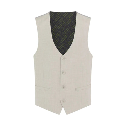 Buy Remus Uomo Mario Waistcoat - Stone | Suit Waistcoatss at Woven Durham