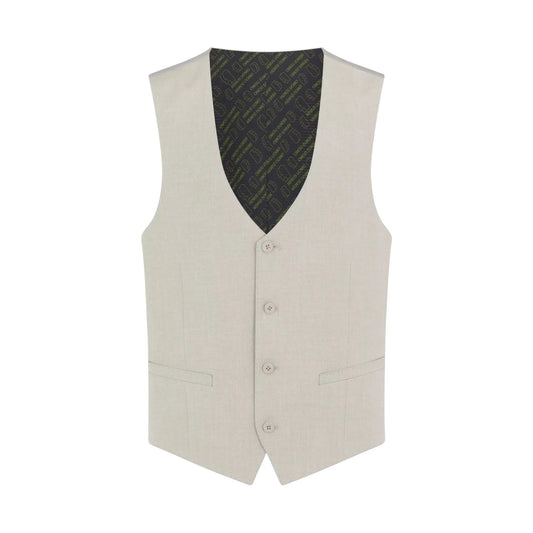 Buy Remus Uomo Mario Waistcoat - Stone | Suit Waistcoatss at Woven Durham