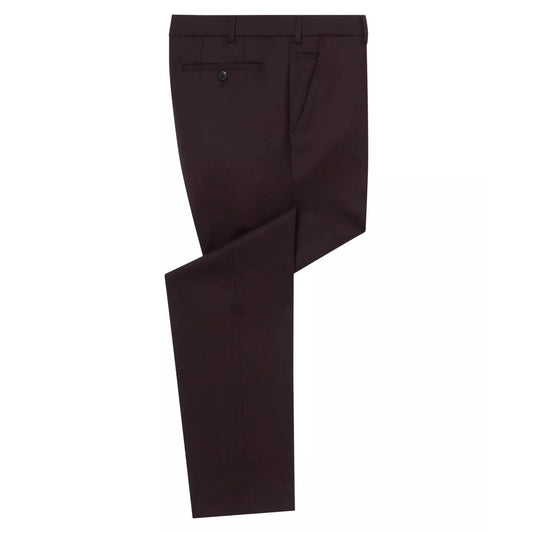 Buy Remus Uomo Mass Suit Trouser - Dark Red | Suit Trouserss at Woven Durham