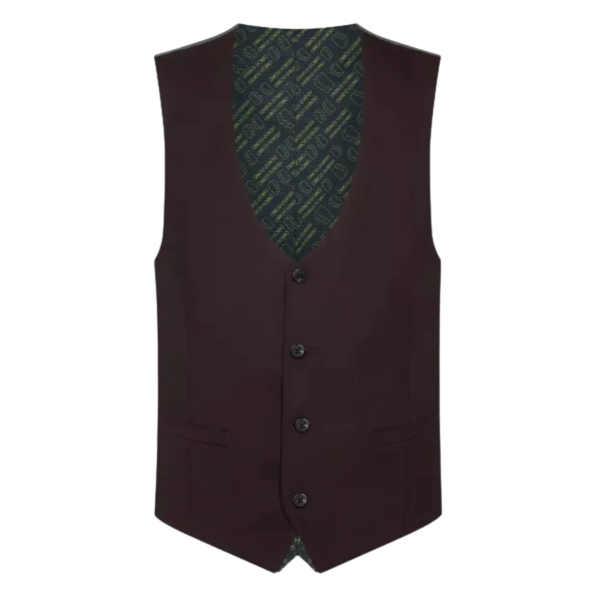 Buy Remus Uomo Massa Suit Waistcoat - Dark Red | Suit Waistcoatss at Woven Durham
