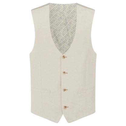 Buy Remus Uomo Massa Suit Waistcoat - Stone | Suit Waistcoatss at Woven Durham