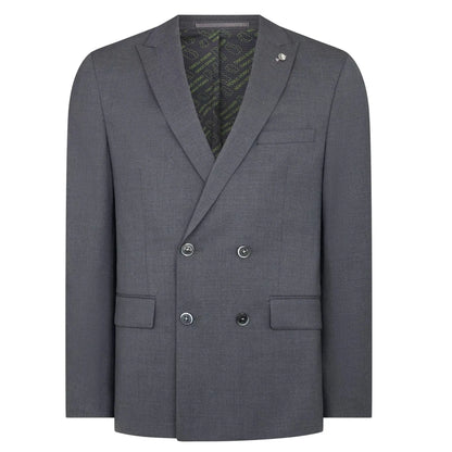 Buy Remus Uomo Massimo Wool Double-Breasted Jacket - Charcoal | Blazerss at Woven Durham