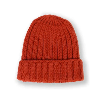 Buy Peregrine Milliner Orange Ribbed Beanie | Wool Hatss at Woven Durham