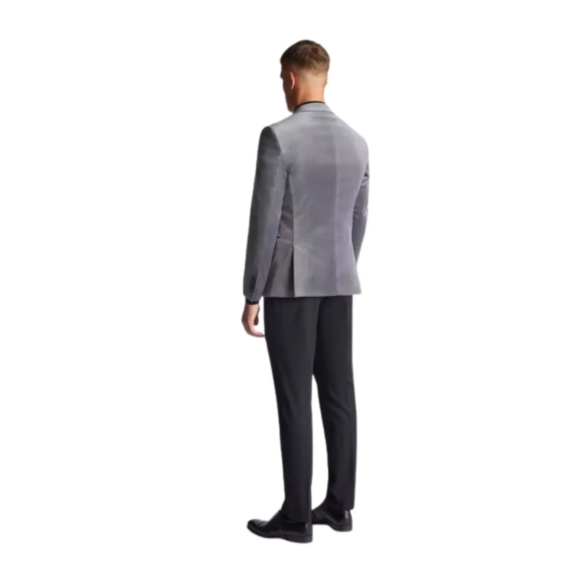 Buy Remus Uomo Monti Velvet Jacket - Grey | Blazerss at Woven Durham