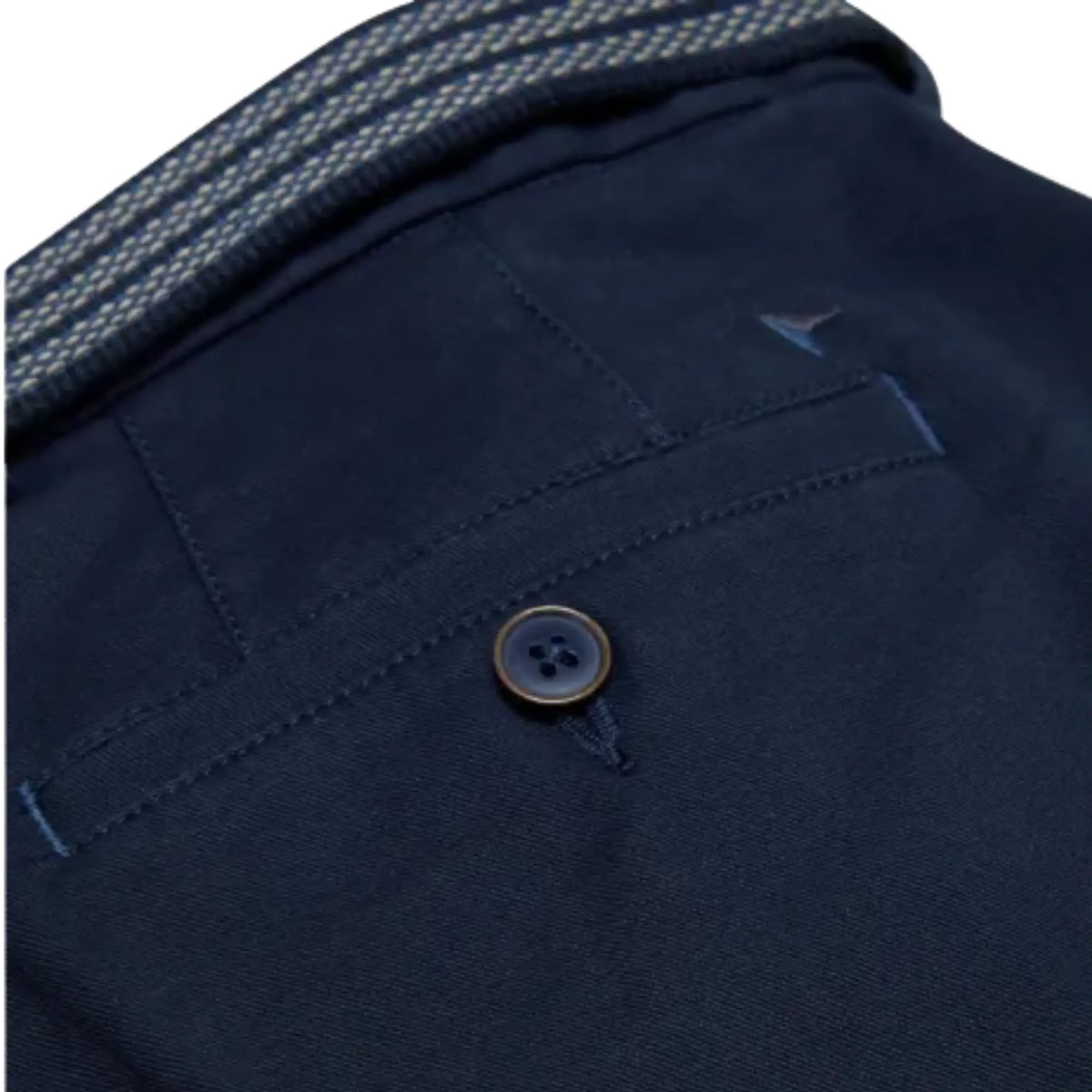 Buy Daniel Grahame Navy Driscoll Chino | Suit Trouserss at Woven Durham
