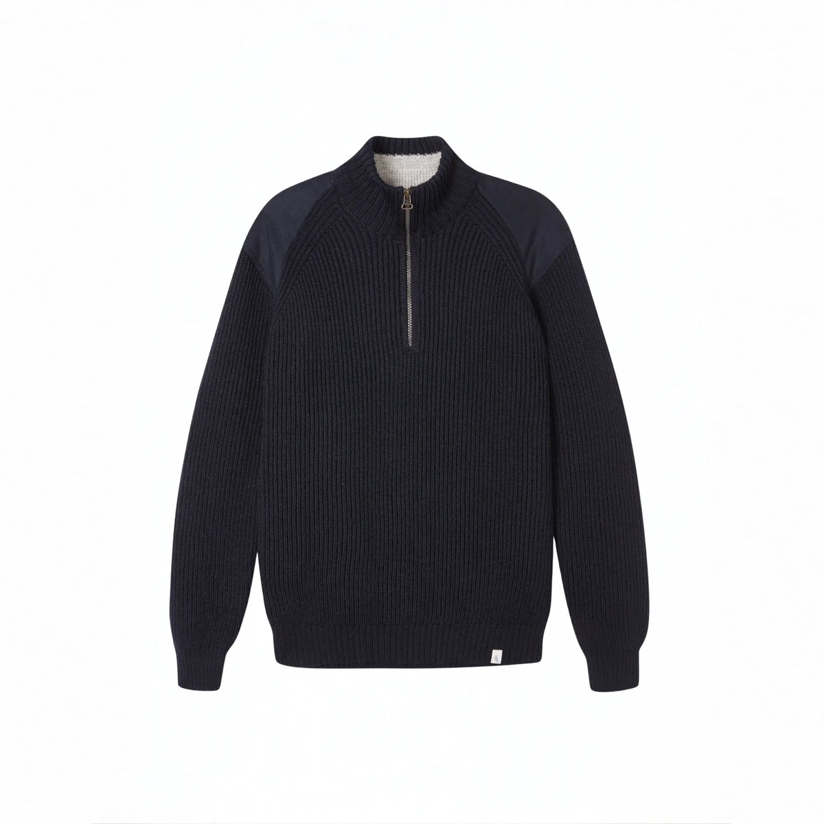 Buy Peregrine Navy Foxton Quarter Zip Jumper | Zip-Up Jumperss at Woven Durham