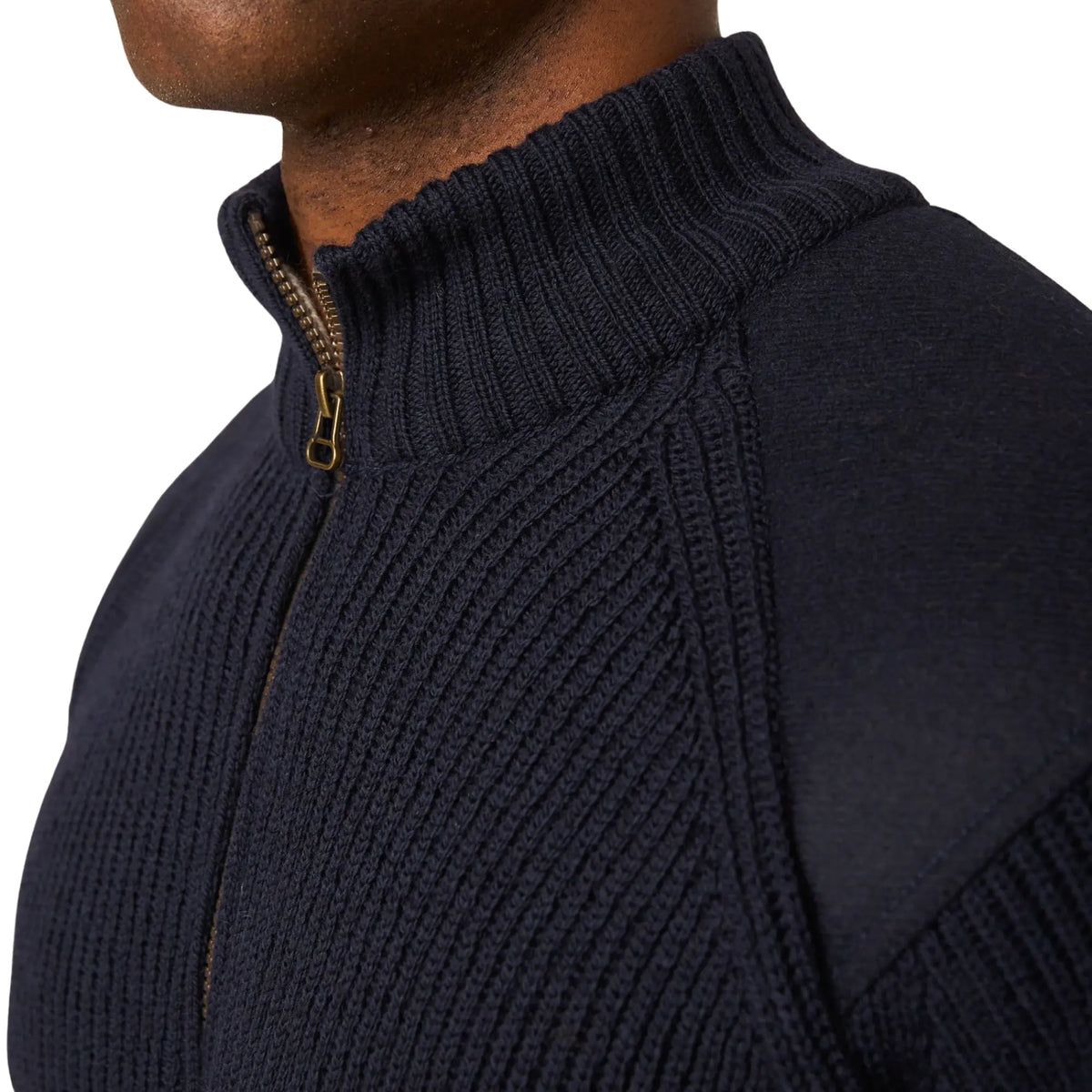 Buy Peregrine Navy Foxton Quarter Zip Jumper | Zip-Up Jumperss at Woven Durham