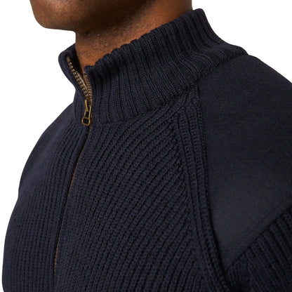 Buy Peregrine Navy Foxton Quarter Zip Jumper | Zip-Up Jumperss at Woven Durham