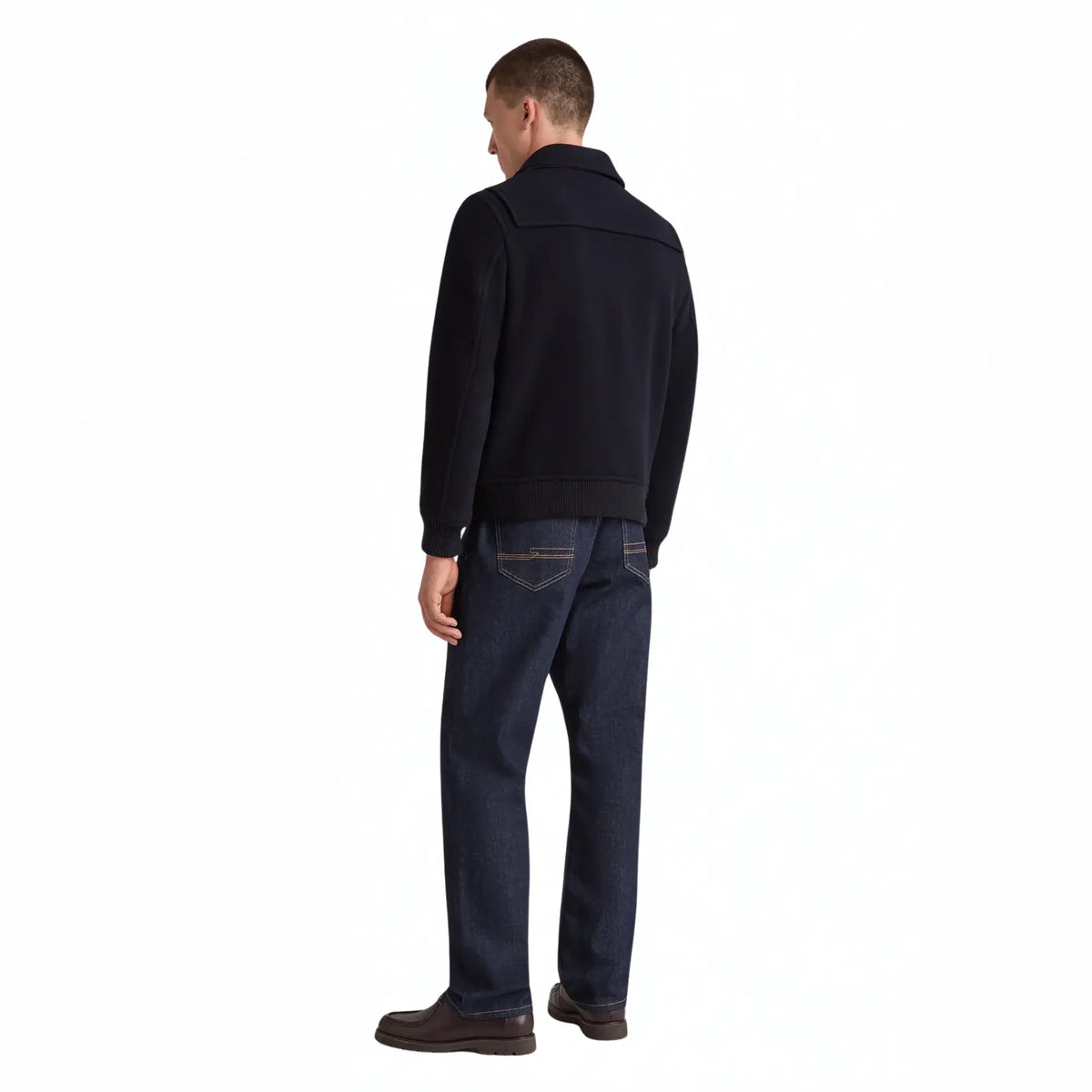 Buy Remus Uomo Navy Tyler Tailored Coat | Coatss at Woven Durham