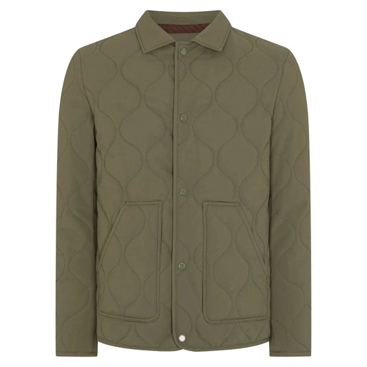 Buy Remus Uomo Noah Quilted Jacket - Green | Coats at Woven Durham