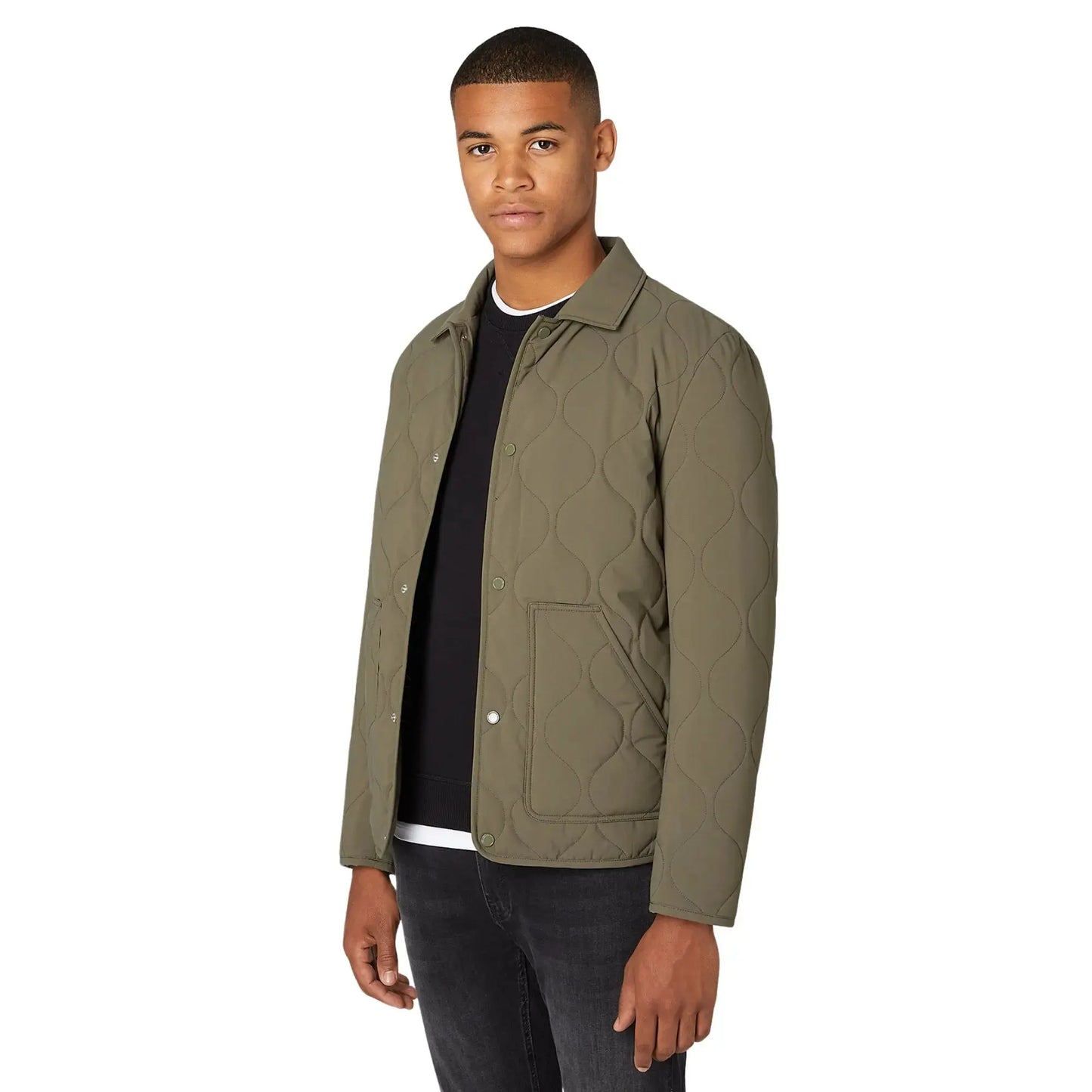 Buy Remus Uomo Noah Quilted Jacket - Green | Coats at Woven Durham