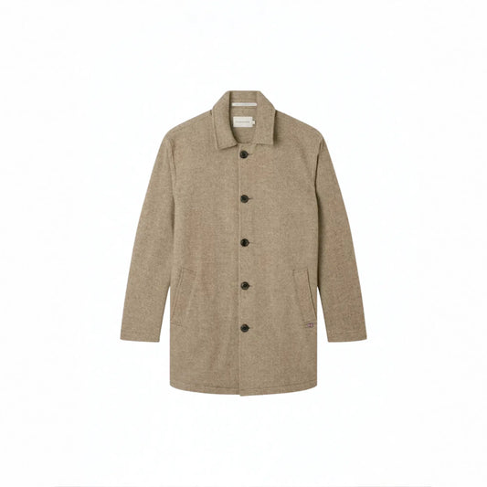 Buy Peregrine Oak Herringbone Scout Wool Coat | Coats at Woven Durham