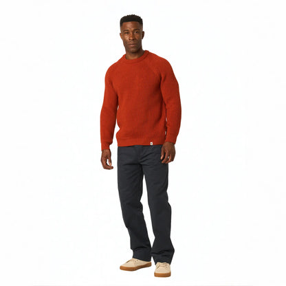 Buy Peregrine Orange Ford Crew-Neck Jumper | Crew-Neck Jumperss at Woven Durham