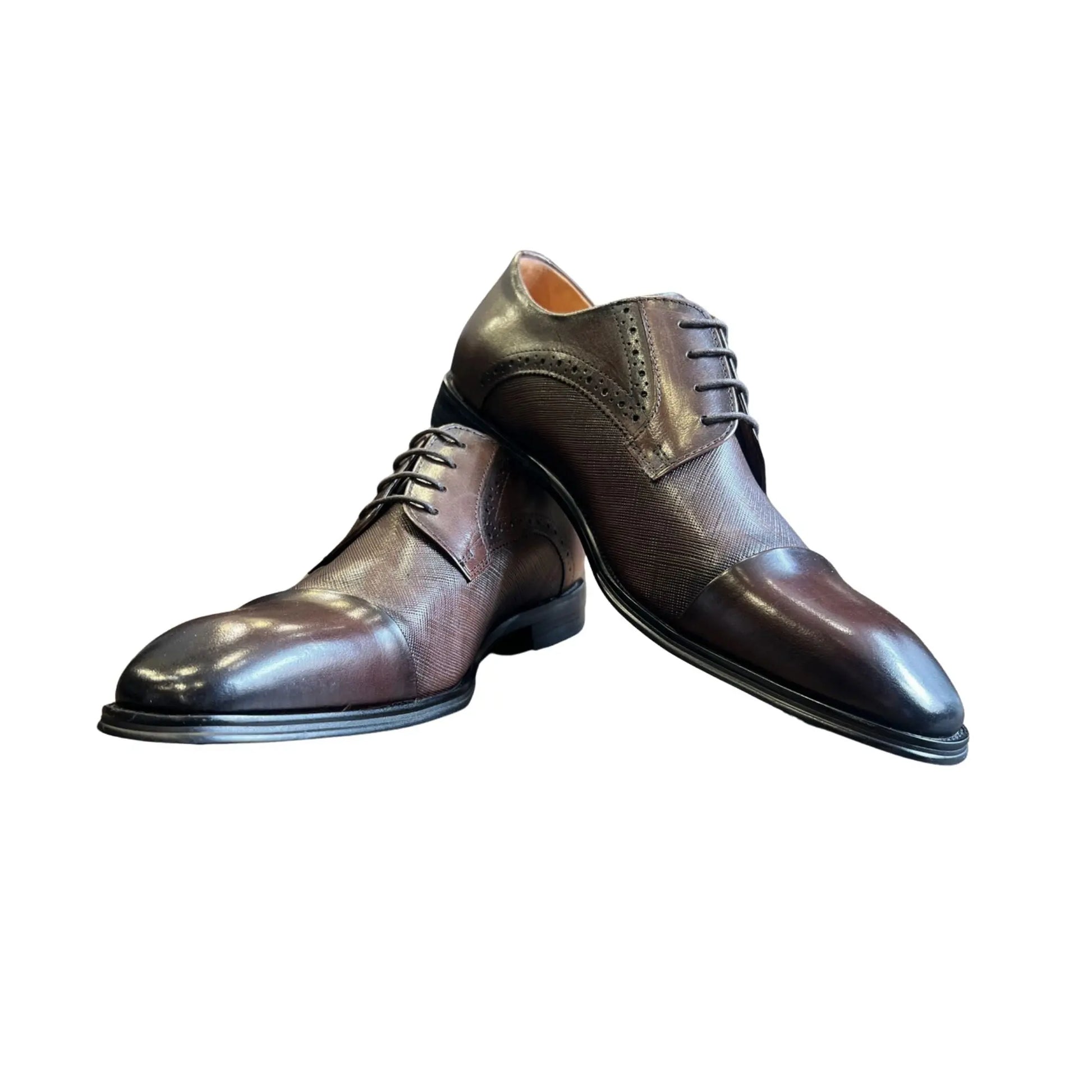 Buy Woven Durham Oxford Shoe - Coffee | Oxford Shoess at Woven Durham