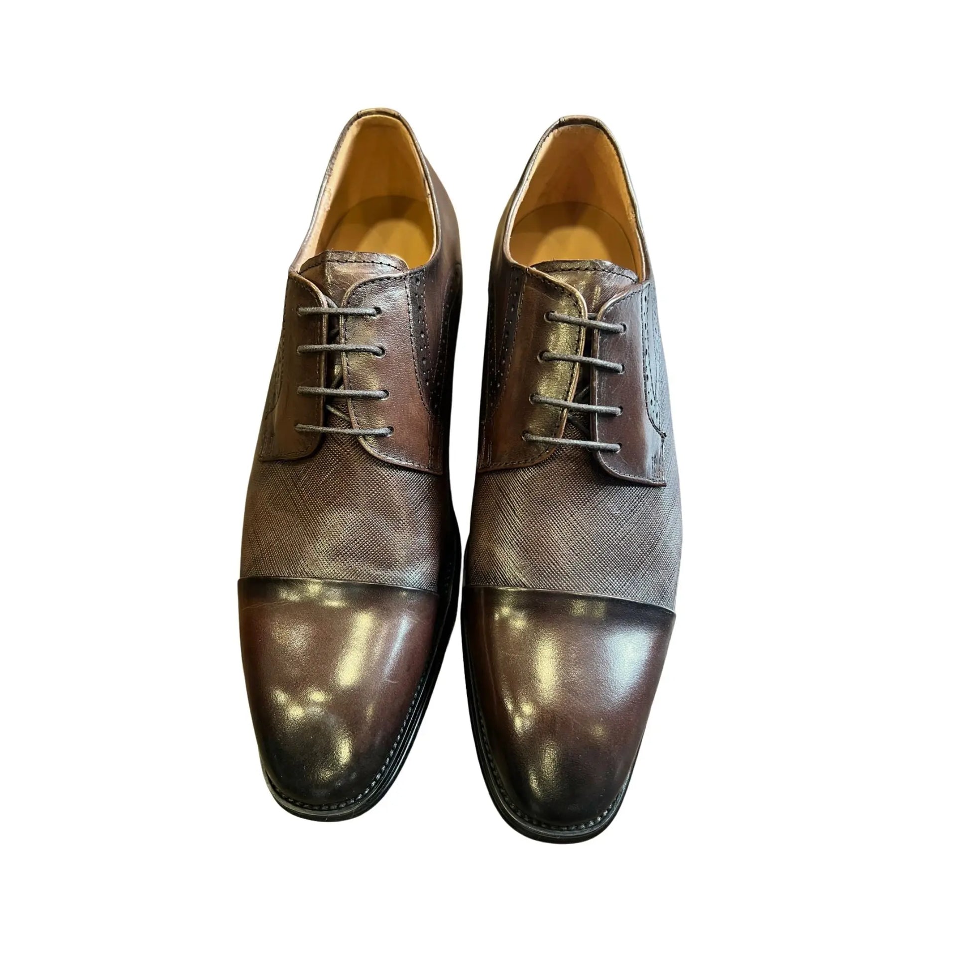 Buy Woven Durham Oxford Shoe - Coffee | Oxford Shoess at Woven Durham