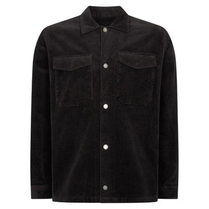 Buy Remus Uomo Paolo Cord Shacket - Charcoal | Overshirtss at Woven Durham