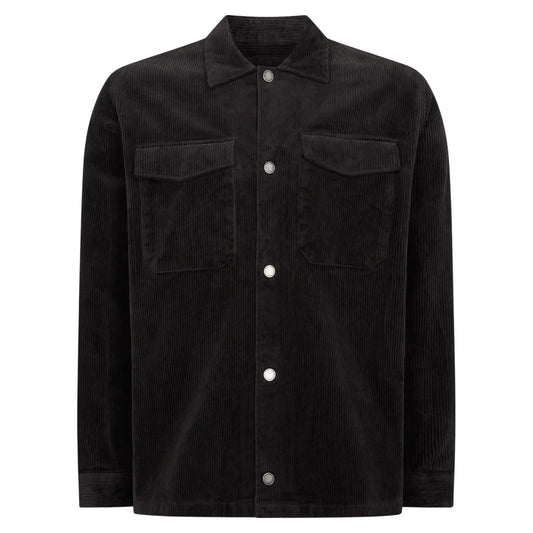 Buy Remus Uomo Paolo Cord Shacket - Charcoal | Overshirtss at Woven Durham