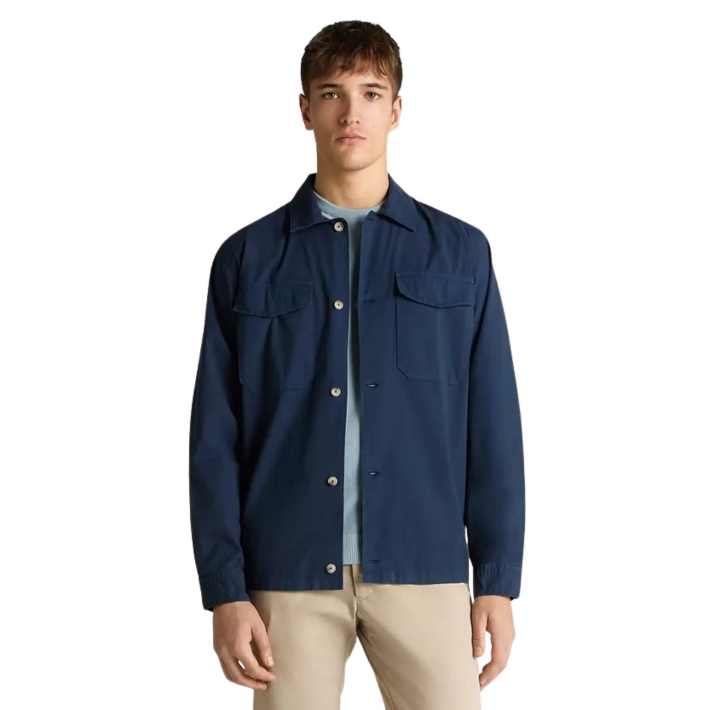 Buy Remus Uomo Paolo Overshirt Jacket - Navy | Overshirtss at Woven Durham