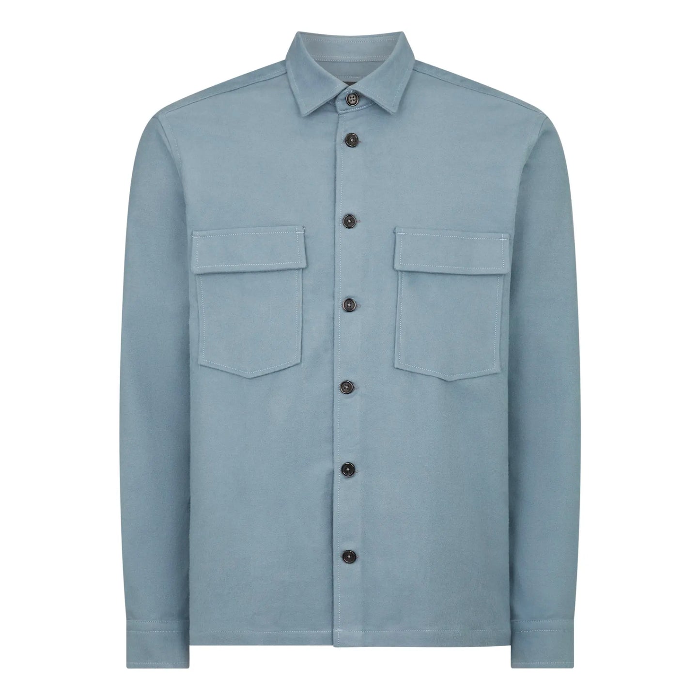 Buy Remus Uomo Parker Overshirt - Blue | Overshirtss at Woven Durham