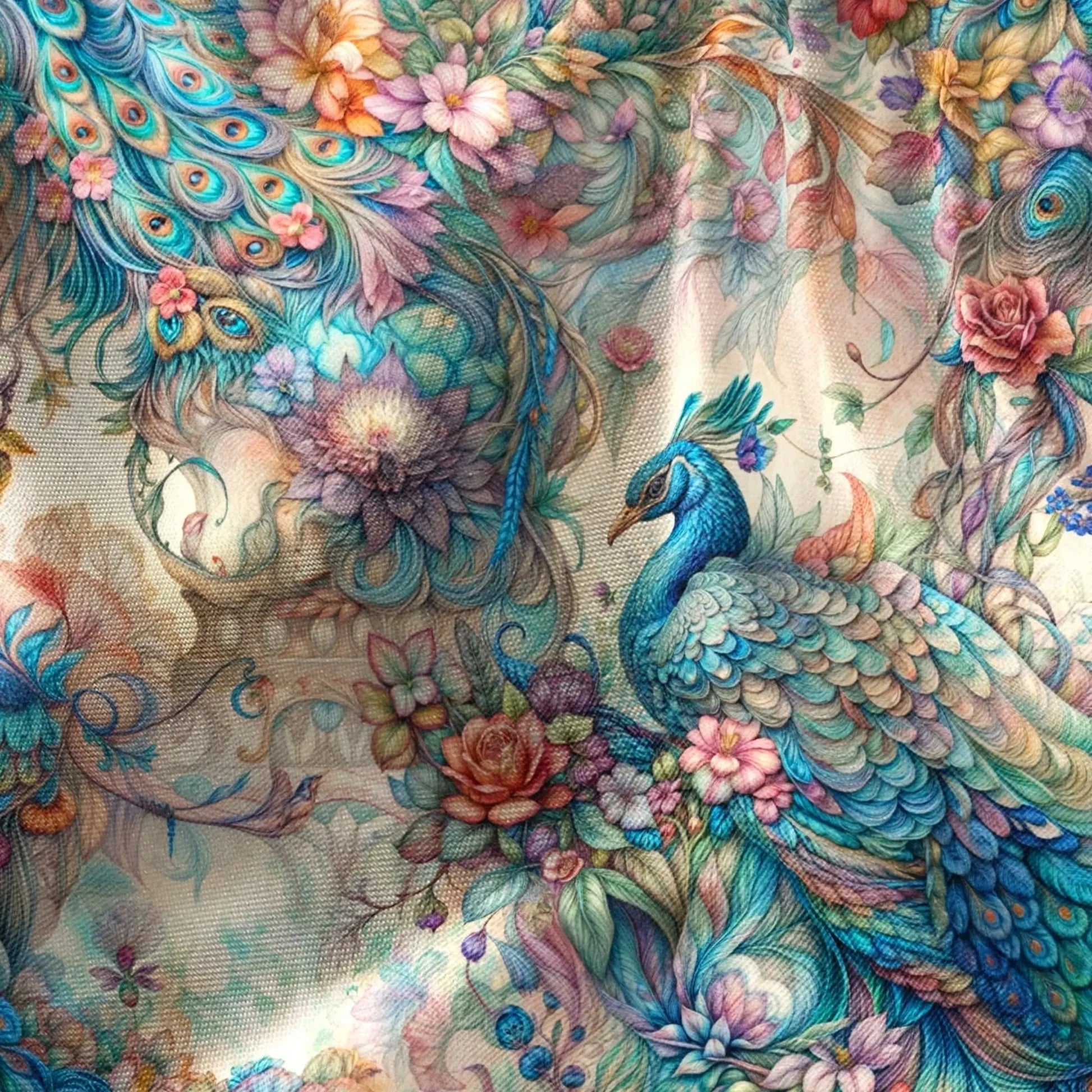 Buy Claudio Lugli Peacock Print Short Sleeve Shirt - Multi | Long-Sleeved Shirtss at Woven Durham