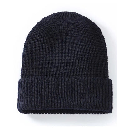 Buy Peregrine Porter Navy Ribbed Beanie | Wool Hatss at Woven Durham