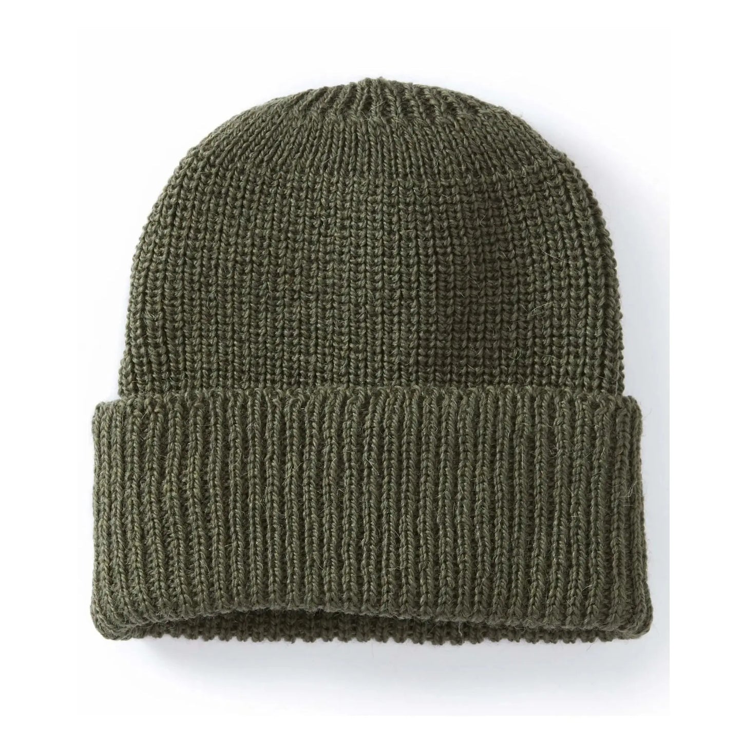 Buy Peregrine Porter Olive Ribbed Beanie | Wool Hatss at Woven Durham