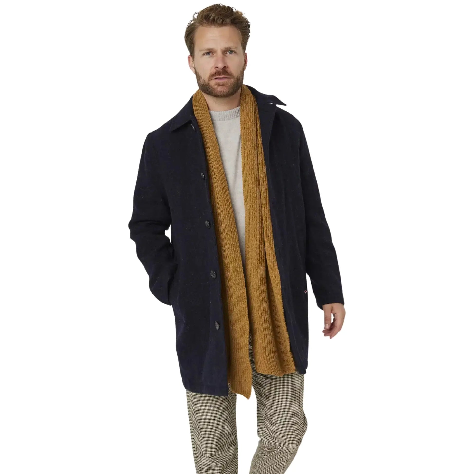 Buy Peregrine Porter Wheat Ribbed Scarf | Scarvess at Woven Durham