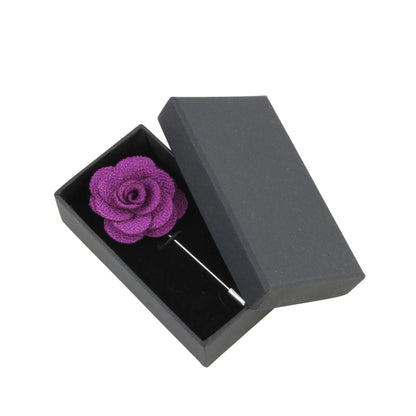 Buy Dalaco Purple Flower Lapel Pin | Lapel Accessoriess at Woven Durham