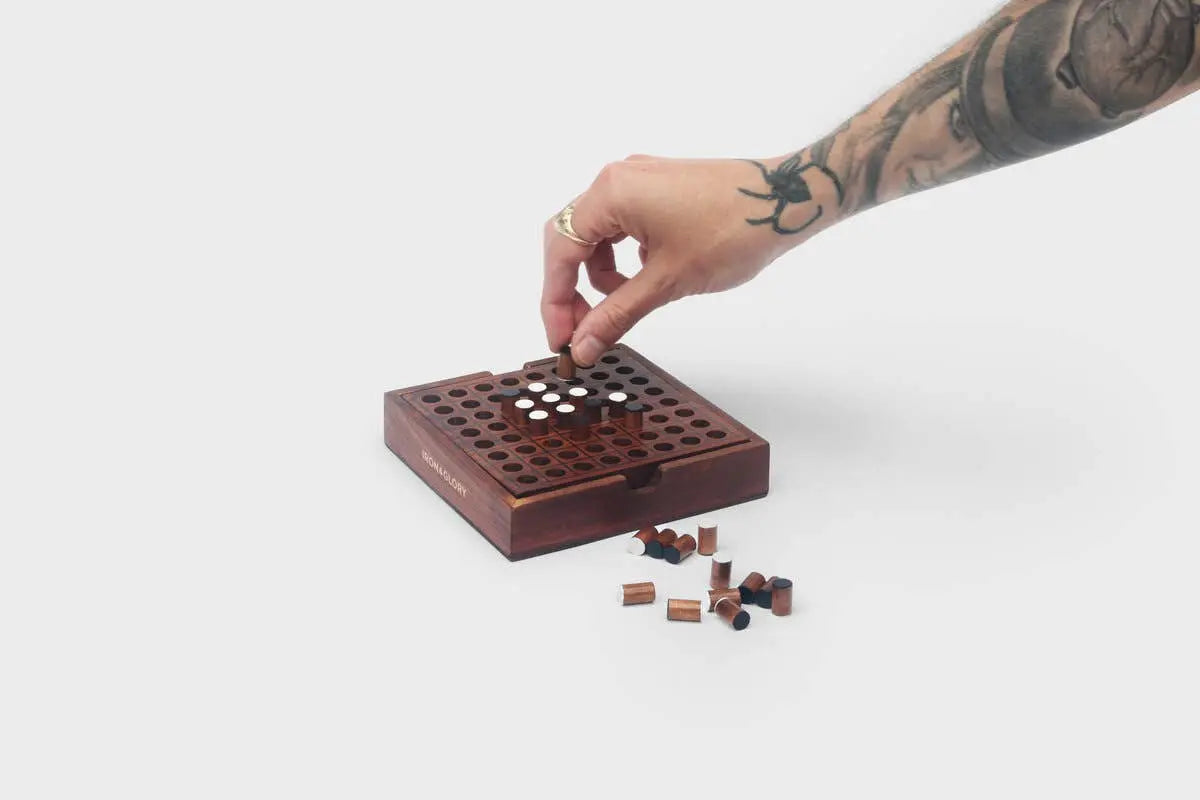 Buy SUCK UK Reversi - Iron & Glory wooden strategy game | s at Woven Durham