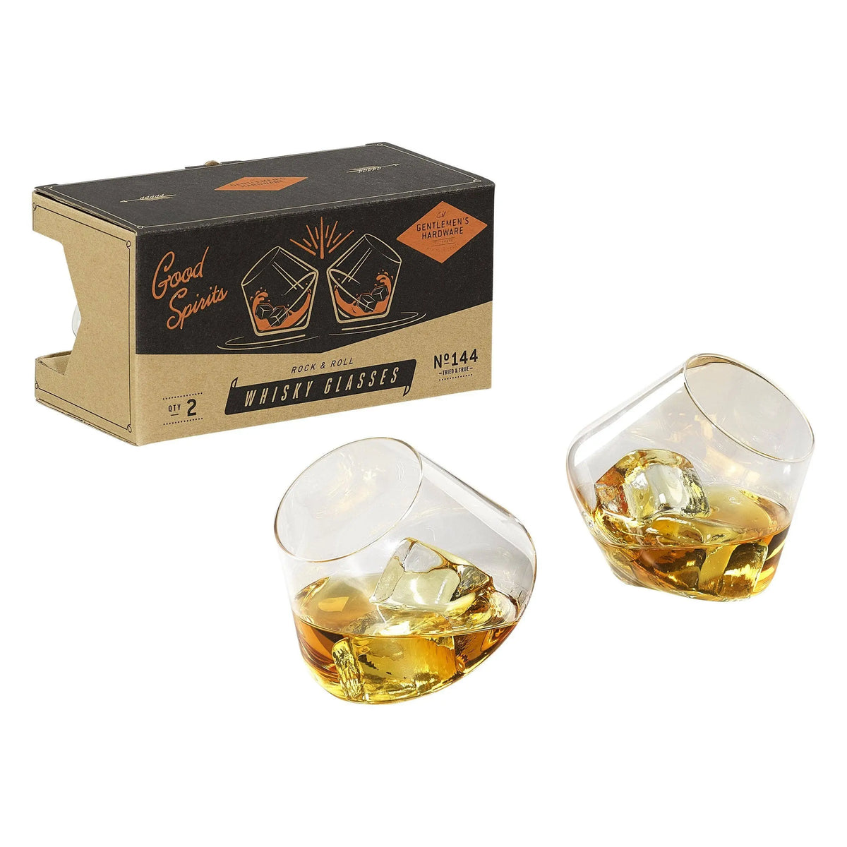 Buy Designworks Collective Rocking Whiskey Glasses, Set of 2 | s at Woven Durham