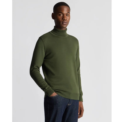 Buy Remus Uomo Roll-Neck Sweater - Green | Roll-Neck Jumperss at Woven Durham