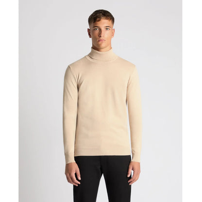 Buy Remus Uomo Roll-Neck Sweater - Stone | Roll-Neck Jumperss at Woven Durham