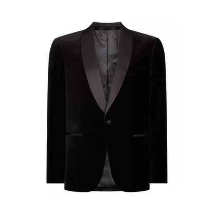 Buy Remus Uomo Romeo Shawl Collar Dinner Jacket - Black | Blazerss at Woven Durham