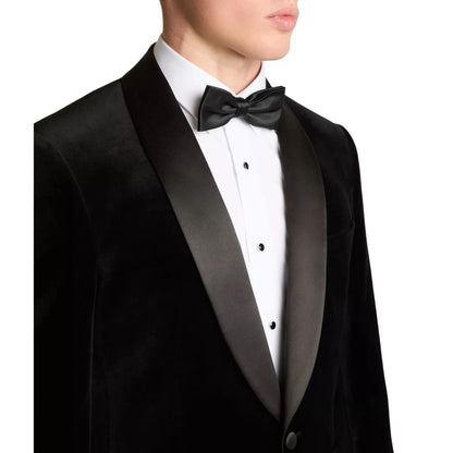 Buy Remus Uomo Romeo Shawl Collar Dinner Jacket - Black | Blazerss at Woven Durham