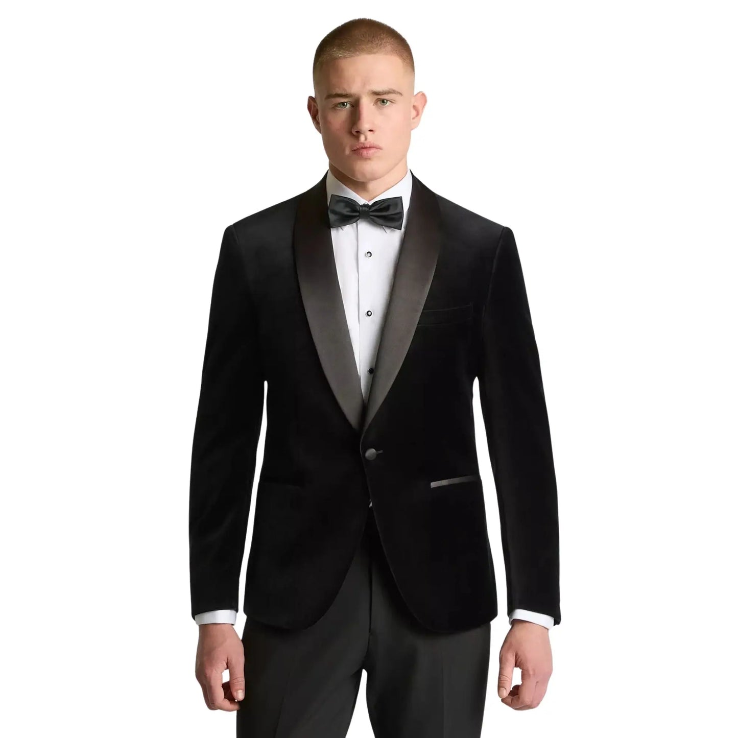 Buy Remus Uomo Romeo Shawl Collar Dinner Jacket - Black | Blazerss at Woven Durham