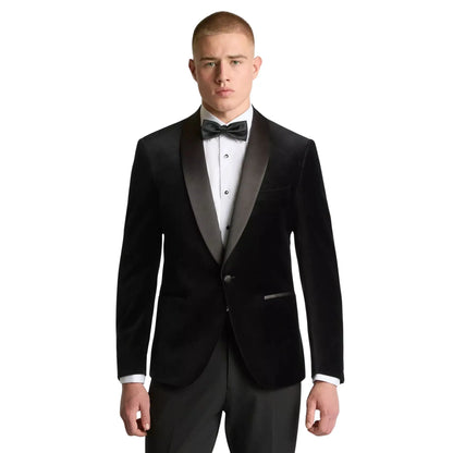Buy Remus Uomo Romeo Shawl Collar Dinner Jacket - Black | Blazerss at Woven Durham