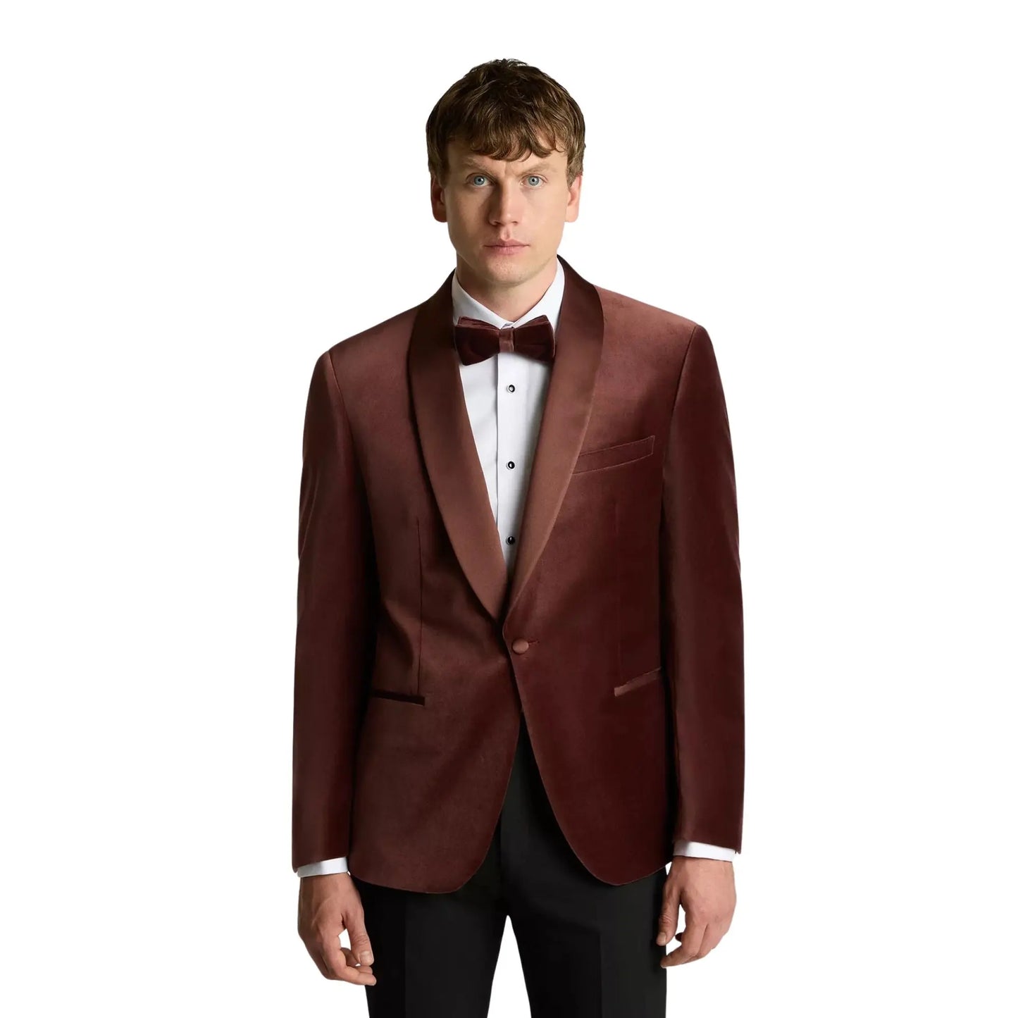 Buy Remus Uomo Romeo Shawl Collar Dinner Jacket - Burgundy | Blazerss at Woven Durham
