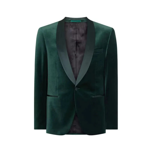 Buy Remus Uomo Romeo Shawl Collar Dinner Jacket - Green | Blazerss at Woven Durham