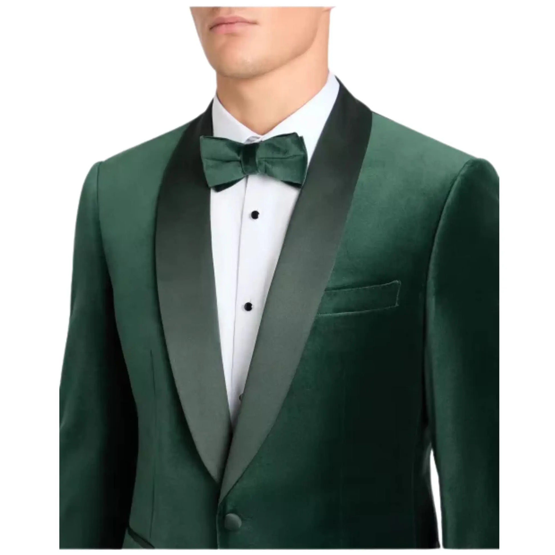 Buy Remus Uomo Romeo Shawl Collar Dinner Jacket - Green | Blazerss at Woven Durham