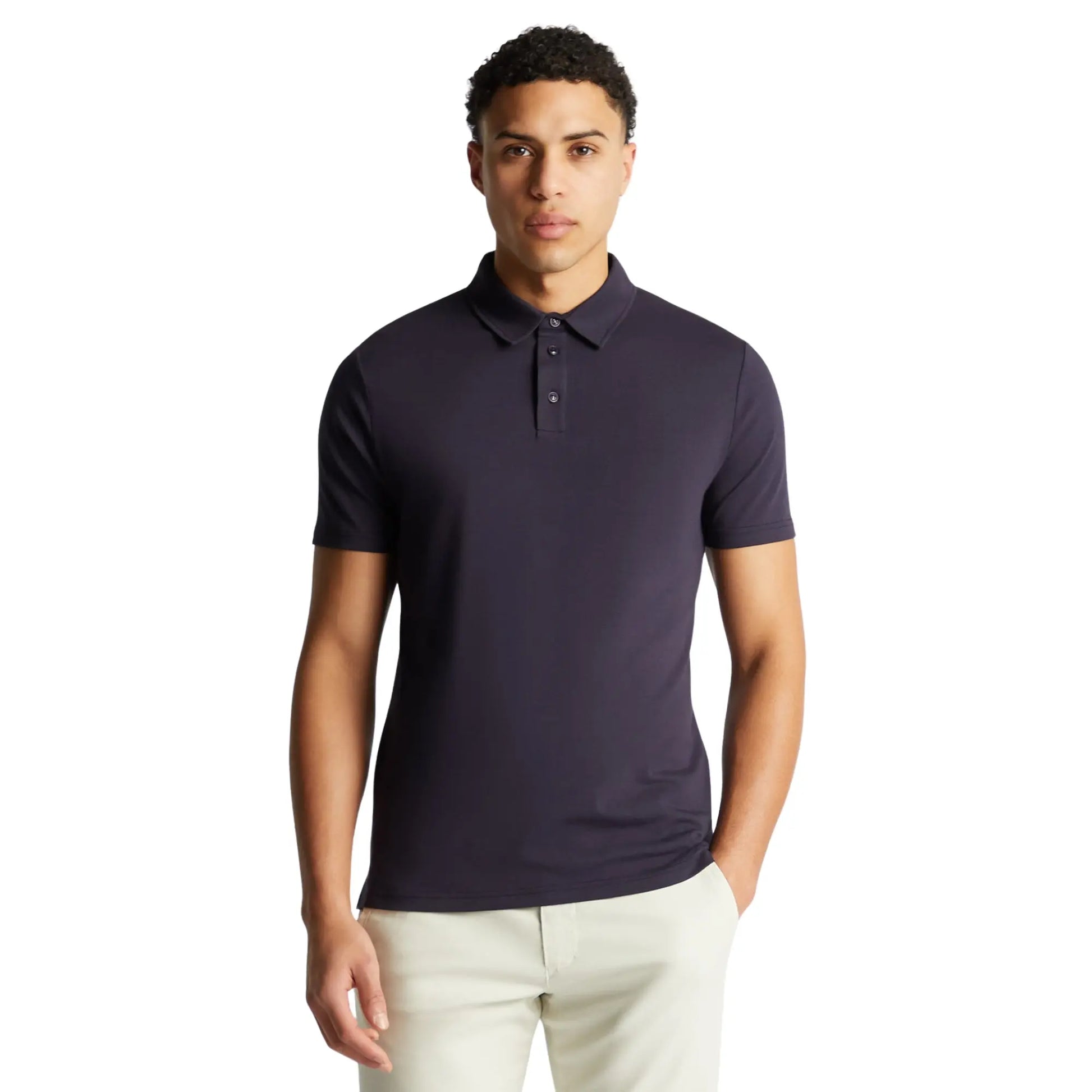 Buy Remus Uomo Short Sleeve Polo - Navy | Short-Sleeved Polo Shirtss at Woven Durham