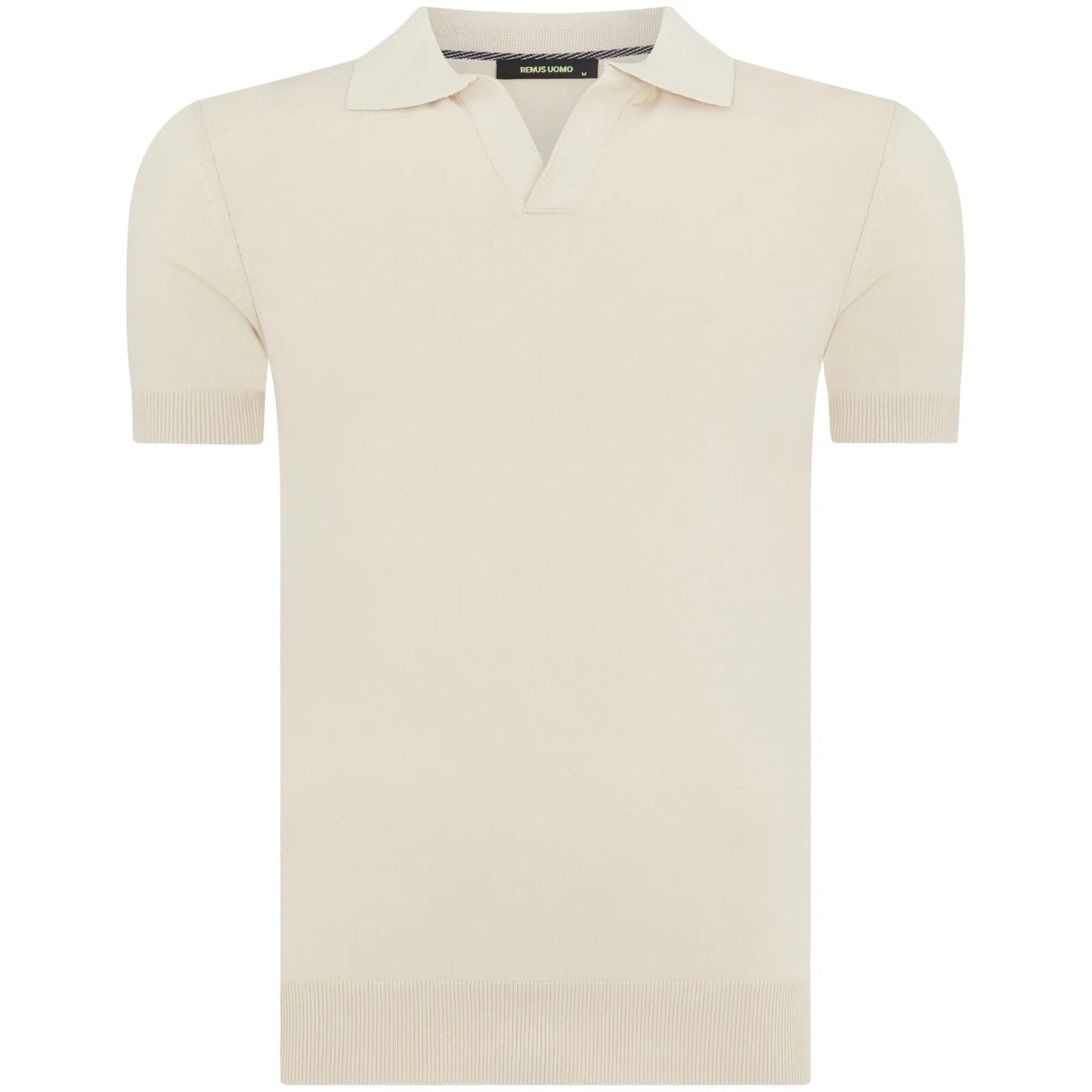 Buy Remus Uomo Short Sleeve Polo Shirt - Cream | Short-Sleeved Polo Shirtss at Woven Durham