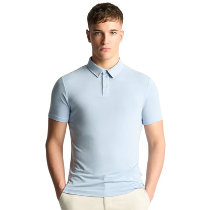 Buy Remus Uomo Short Sleeve Polo - Sky Blue | Short-Sleeved Polo Shirtss at Woven Durham