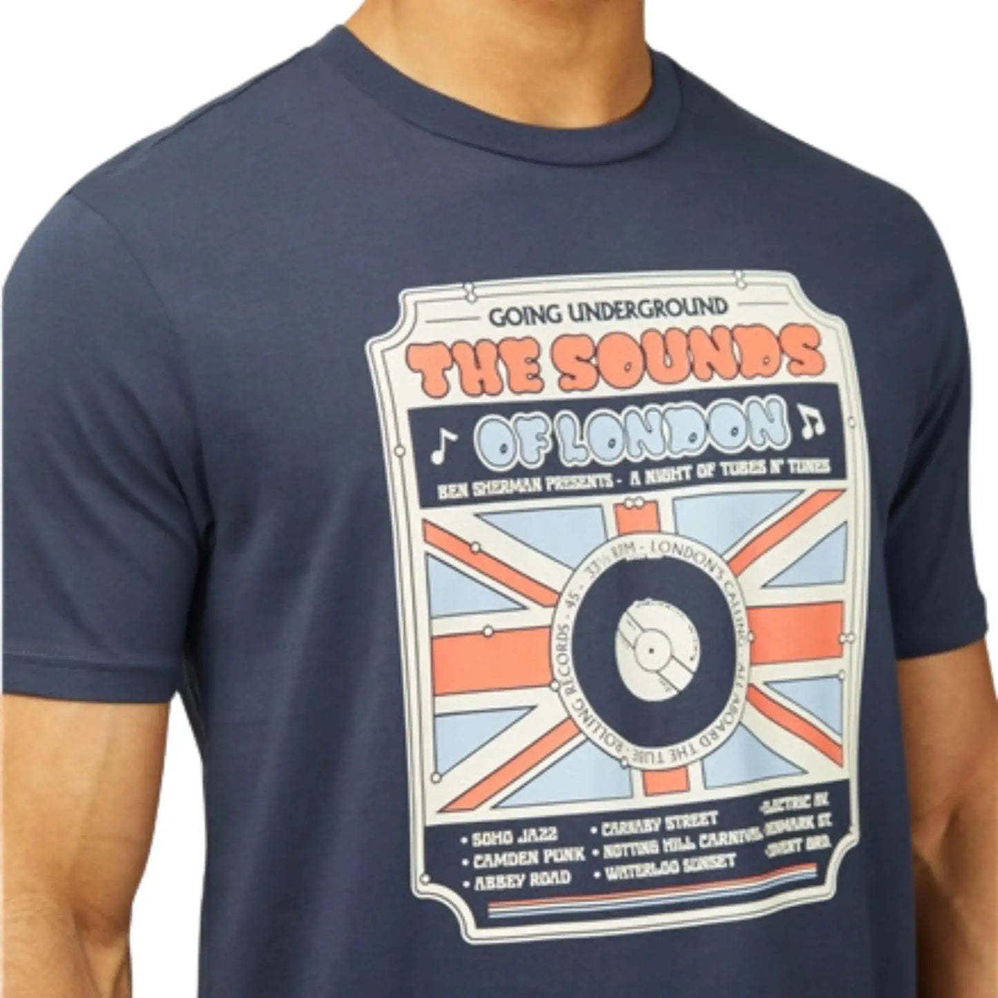 Sounds of London Navy T-Shirt